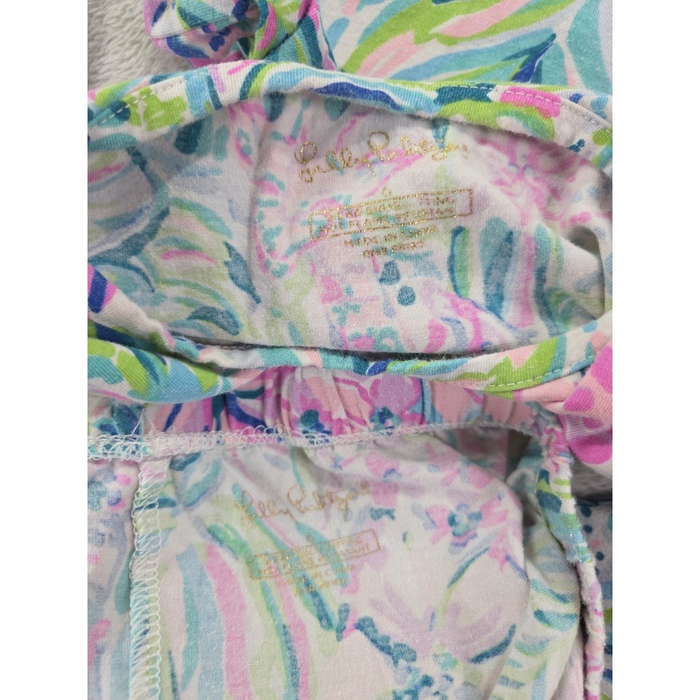 Lilly Pulitzer Pajama Top Pant Set Girls 6 - Picture 8 of 8